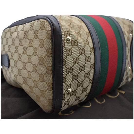 Gucci Vintage Web Original GG Boston Bag - Multicolor