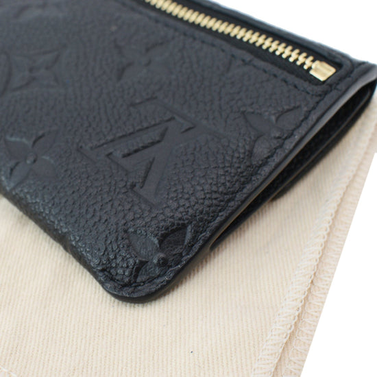 Louis Vuitton Monogram Empreinte Key Pouch M80885 Black Leather Pony-style  calfskin ref.972019 - Joli Closet