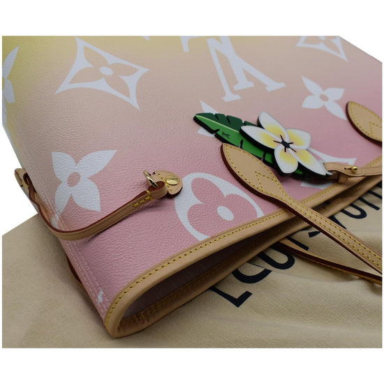 Louis Vuitton Neverfull MM LV By The Pool Pink Cloth ref.952740 - Joli  Closet