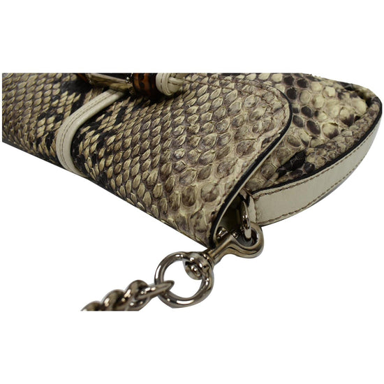 Gucci Python Bamboo Croisette Evening Bag - Purple Evening Bags, Handbags -  GUC803072