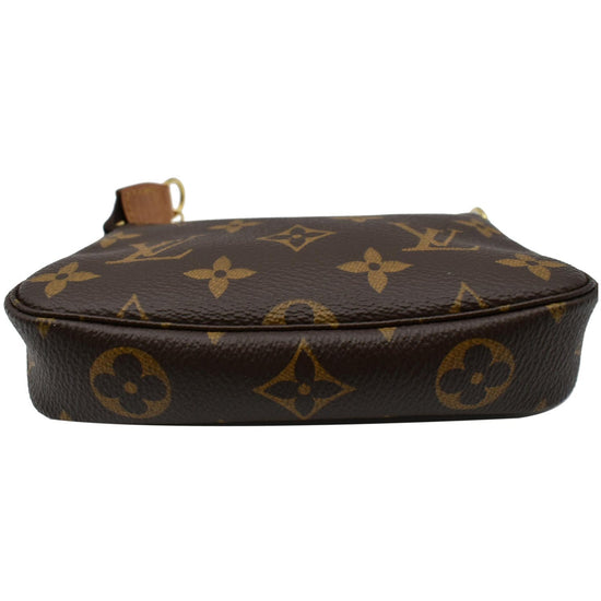 Louis Vuitton  Mini Monogram 872484 Brown Coated Canvas