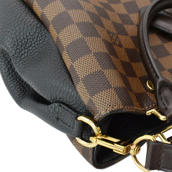 Louis Vuitton Damier Ebene & Bordeaux Taurillon Leather Brittany Bag –  FashionsZila