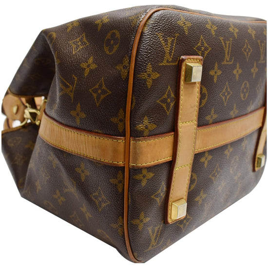 Louis Vuitton Eden Orient 2Way Tan Brown Red Monogram Canvas Shoulder Bag