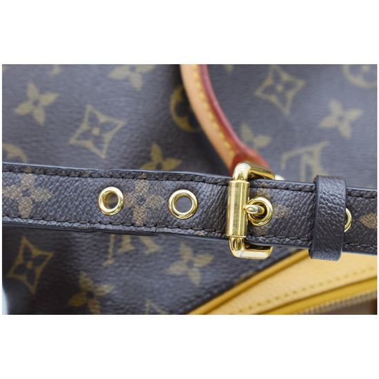 Louis Vuitton Monogram Pallas MM - Brown Handle Bags, Handbags - LOU730875