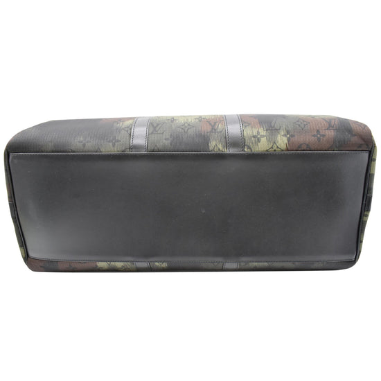 Camouflage Nylon Monogram Keepall Bandouliere 50 Matte Black Hardware, 2020, Handbags & Accessories, 2023