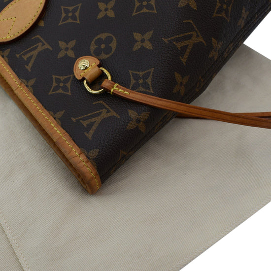 Louis Vuitton Neverfull Hobo Ultra Rare Vintage Monogram 23lv617 Brown  Coated Canvas Shoulder Bag, Louis Vuitton