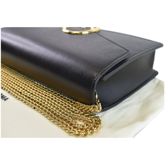 Fendi - Black Vitello Detachable Pouches Chain Wallet