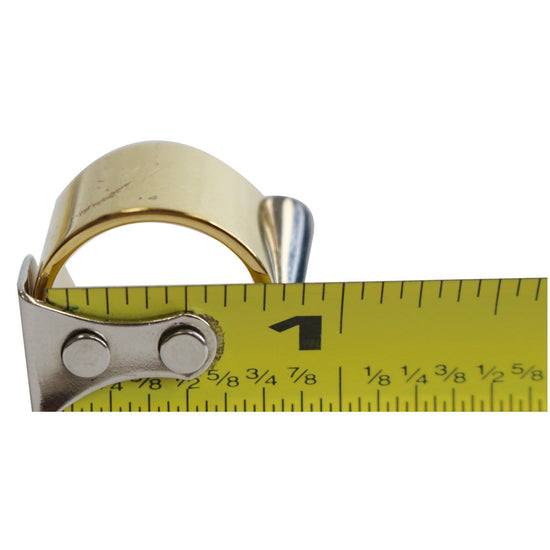 LOUIS VUITTON Essential V Ring M No. 14 Gold Silver M61085