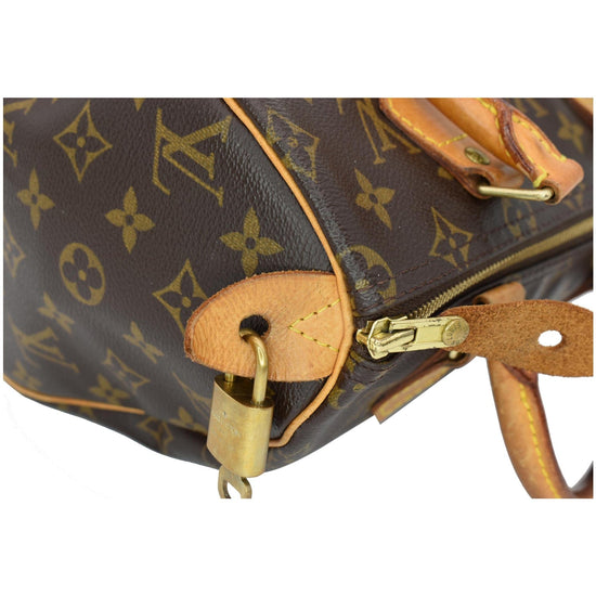 Louis Vuitton Vintage - Monogram Speedy 25 - Brown - Monogram Canvas x  Vachetta Leather Boston Bag - Luxury High Quality - Avvenice