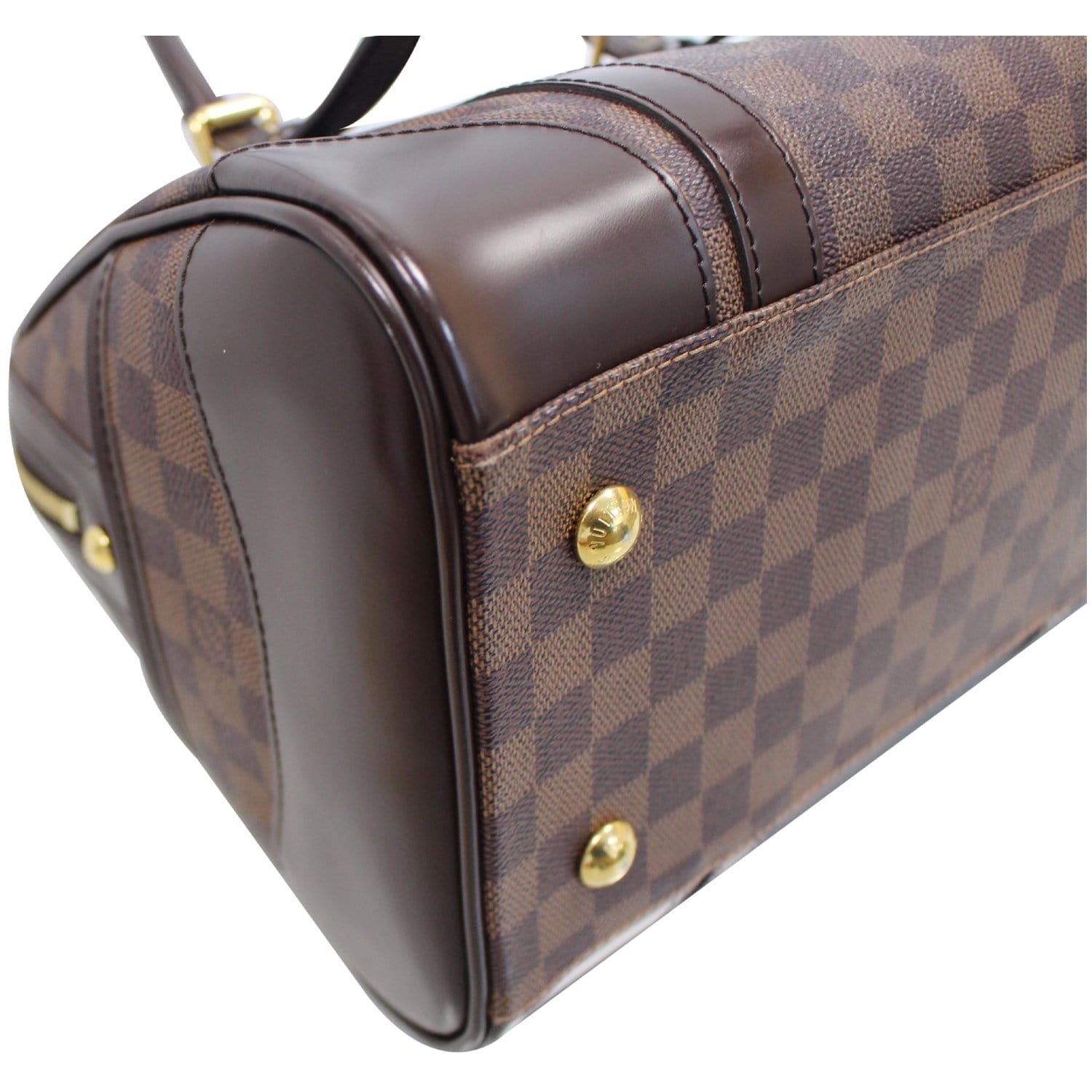 LOUIS VUITTON Damier Ebène Canvas Berkeley Bag - Chelsea Vintage Couture