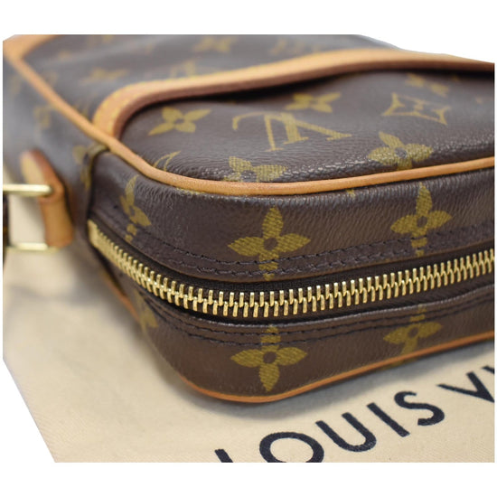 Danube cloth crossbody bag Louis Vuitton Brown in Cloth - 31677185