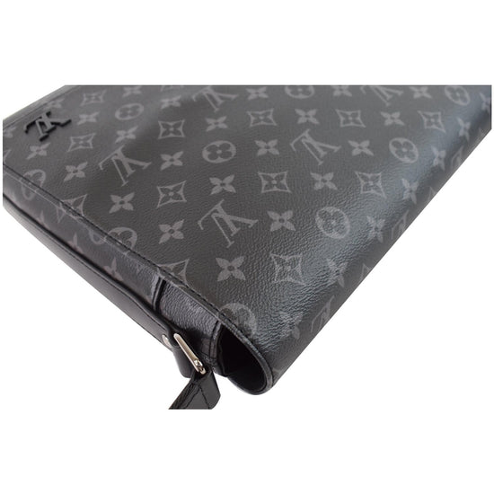 Louis Vuitton LV Circle Monogram Eclipse Canvas Gunmetal Tone