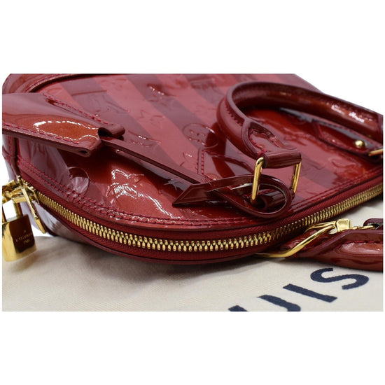 Louis Vuitton Monogram Vernis Alma BB - Burgundy Handle Bags, Handbags -  LOU792346