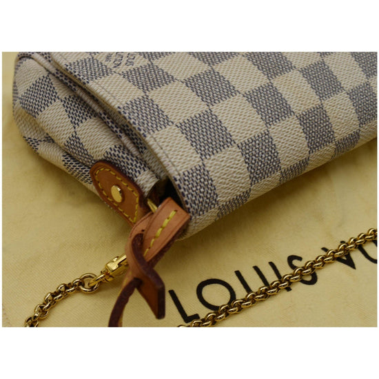 LOUIS VUITTON DAMIER AZUR FAVORITE PM SHOULDER BAG - CRTBLNCHSHP