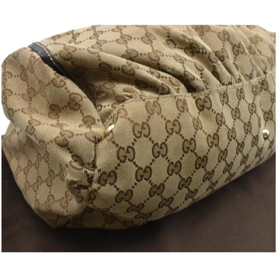 GUCCI Brown GG Canvas Abbey Hobo Bag 268641 – GEM Pawnbrokers