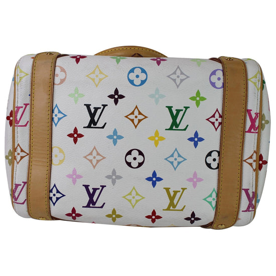 Priscilla cloth handbag Louis Vuitton Multicolour in Cloth - 11015157