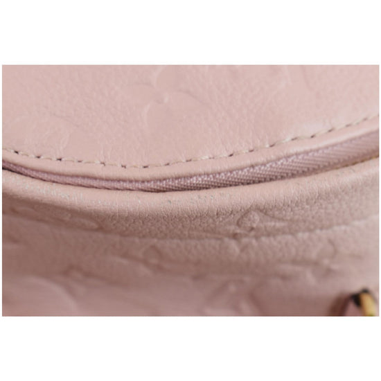 Pre-owned Louis Vuitton Rose Poudre Monogram Empreinte Leather Sorbonne  Backpack In Pink