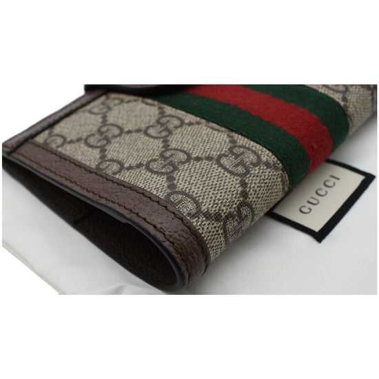 Gucci GG Supreme Logo Passport Case