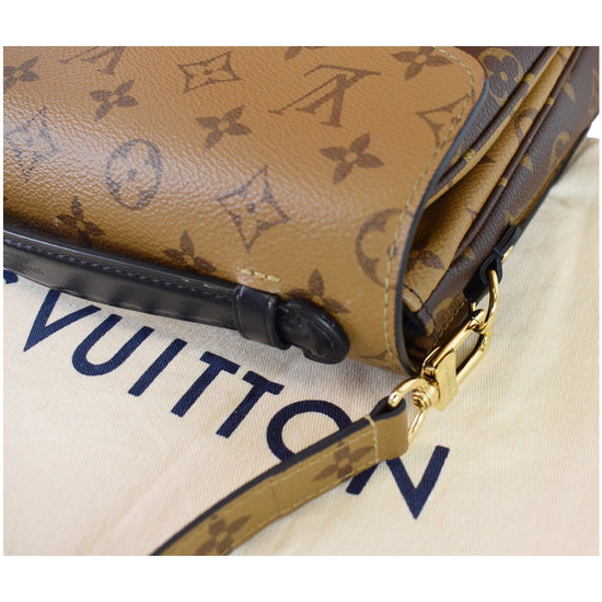 Louis Vuitton Pochette Metis Brown Monogram Reverse Canvas Shoulder Ba -  MyDesignerly