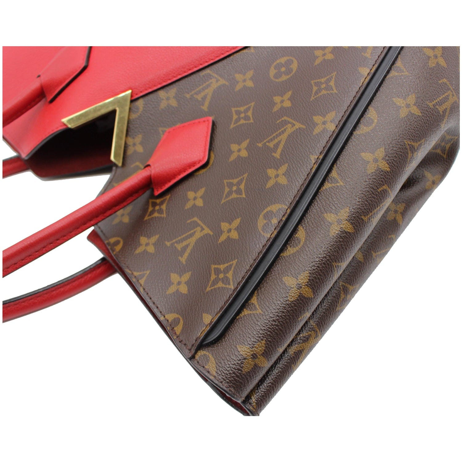 Louis Vuitton Cherry Brown Monogram Coated Canvas and Vachetta Leather Nano  Pallas