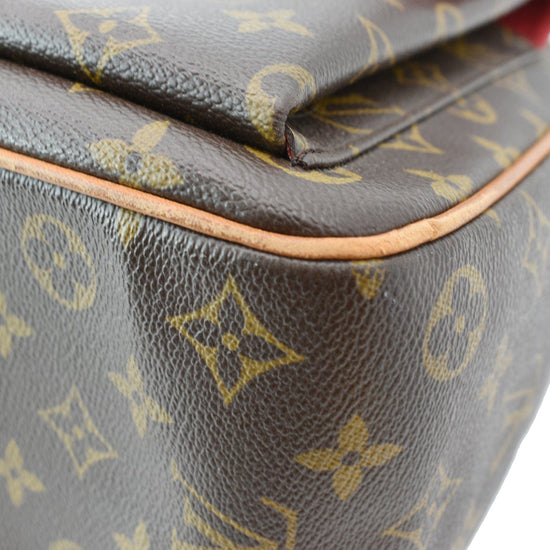 LOUIS VUITTON Viva Cite GM Monogram Canvas Shoulder Bag Brown