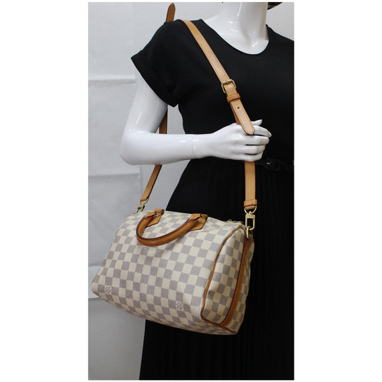 Louis Vuitton Damier Azur Speedy Bandouliere 25 QJB0US0SWB032