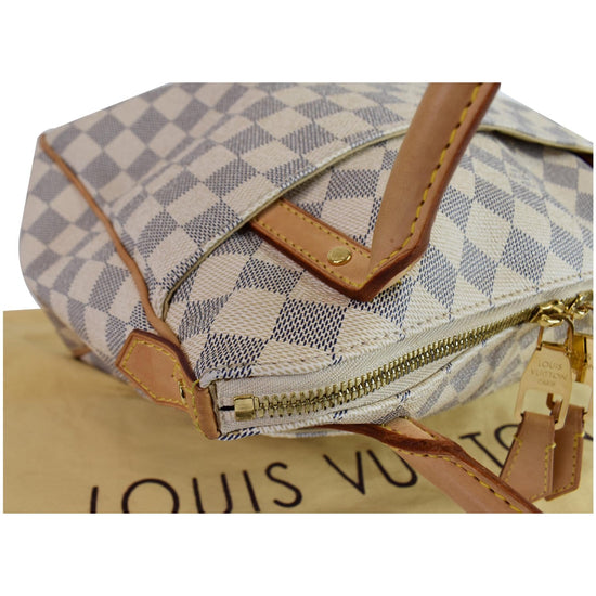 Louis Vuitton Vintage - Damier Azure Figheri PM Bag - White Ivory Blue -  Damier Canvas and Leather Handbag - Luxury High Quality - Avvenice