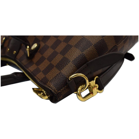 Siena cloth handbag Louis Vuitton Brown in Cloth - 34172335