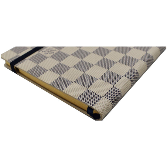 LOUIS VUITTON Damier Azur Flower Gustave Notebook White - 15% OFF