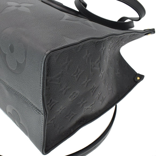 Handmade Leather Handbag On The Go Black Empreinte GM – LV PL