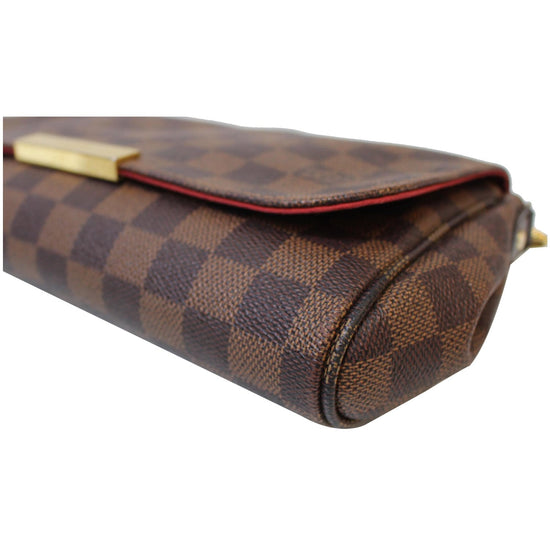 Louis Vuitton Damier Ebene Favorite MM Shoulder Bag (SHF-23754