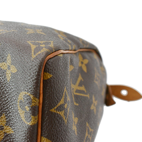 Louis Vuitton - Authenticated Speedy Handbag - Cloth Brown Abstract for Women, Very Good Condition