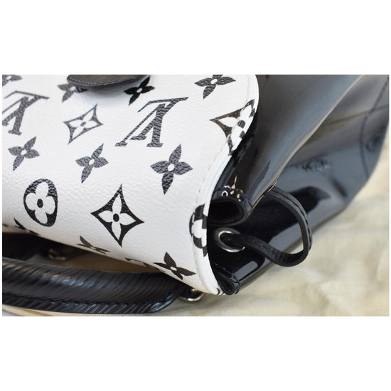 Louis Vuitton Pop Hot Springs Backpack Monogram Black White in Patent  Leather/Coated Canvas with Gold-tone - US