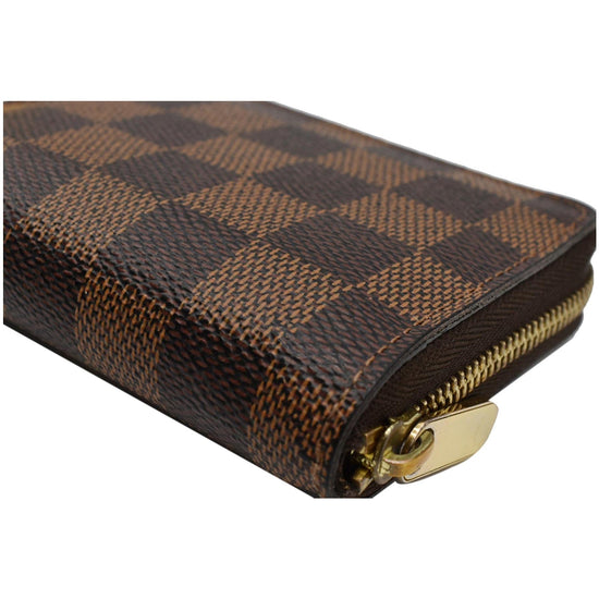 Louis Vuitton 2011 Pre-owned Damier Ebene ILLUSTRE Zippy Long Wallet - Brown