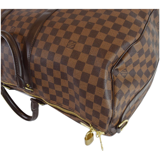 Louis Vuitton Keepall Bandoulière 55 Brown Damier Ebene