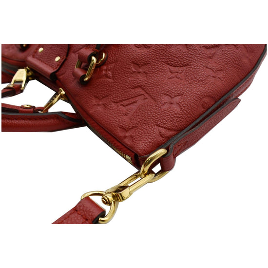 Louis Vuitton Red Monogram Leather Empreinte Mazarine PM 2way