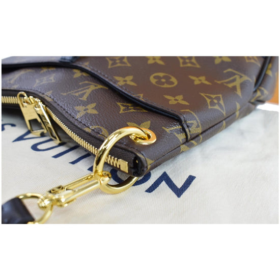 LOUIS VUITTON Monogram Odeon PM Black 1273358