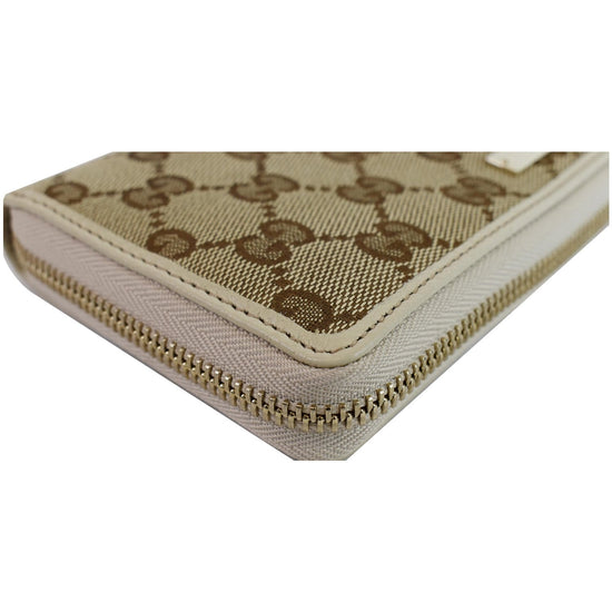 GUCCI Long Canvas Zip Around Wallet – Collections Couture