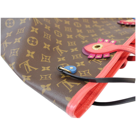 Louis Vuitton Limited Edition Purple Totem Monogram Canvas Neverfull Mm Nm