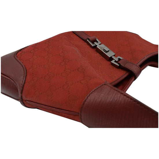 Hobo handbag Gucci Red in Cotton - 35388459