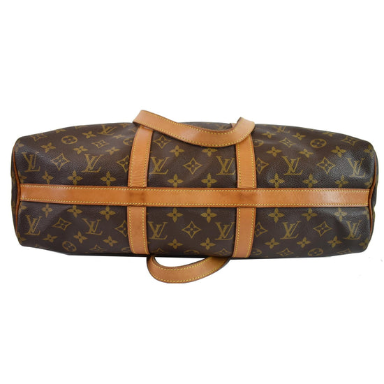 Louis Vuitton Brown Monogram Sac Flanerie 45 Leather Cloth ref.518568 -  Joli Closet