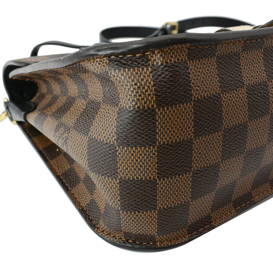 Louis Vuitton Beaumarchais Top Handle Bag Handbag Brown Damier