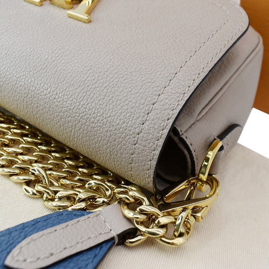 Louis Vuitton Lockme Tender Crossbody Bag Calfskin In Beige/ White - Praise  To Heaven