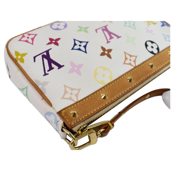 Louis Vuitton Pochette Accessories multicolour white Cloth ref