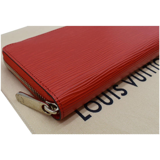LOUIS VUITTON Epi Zippy Compact Wallet Carmine 171231
