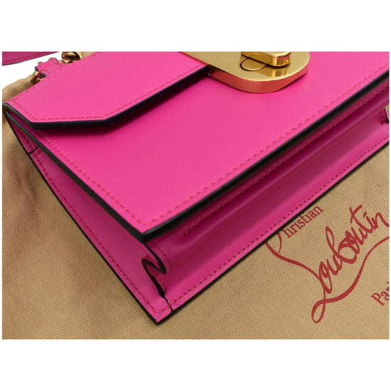 Christian Louboutin - Elisa Pink Leather Mini Top Handle Bag