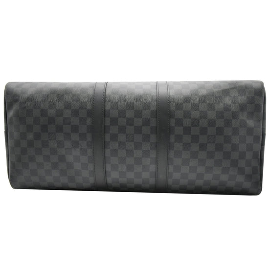 Louis Vuitton Damier Graphite Keepall Bandouliere 55 Duffle Bag with Strap  397lvs527
