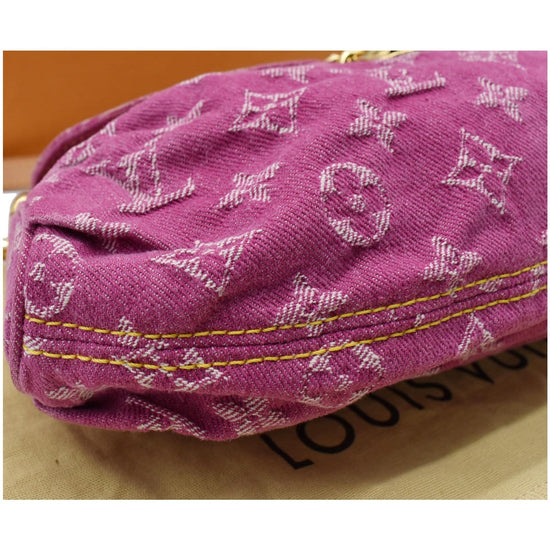 Louis Vuitton Noefull Monogram Denim Fuchsia, Luxury, Bags