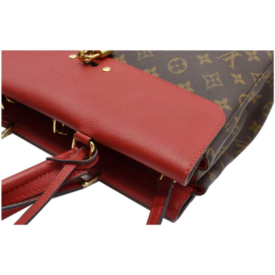 LOUIS VUITTON Venus Monogram Canvas 2way Shoulder Bag Red