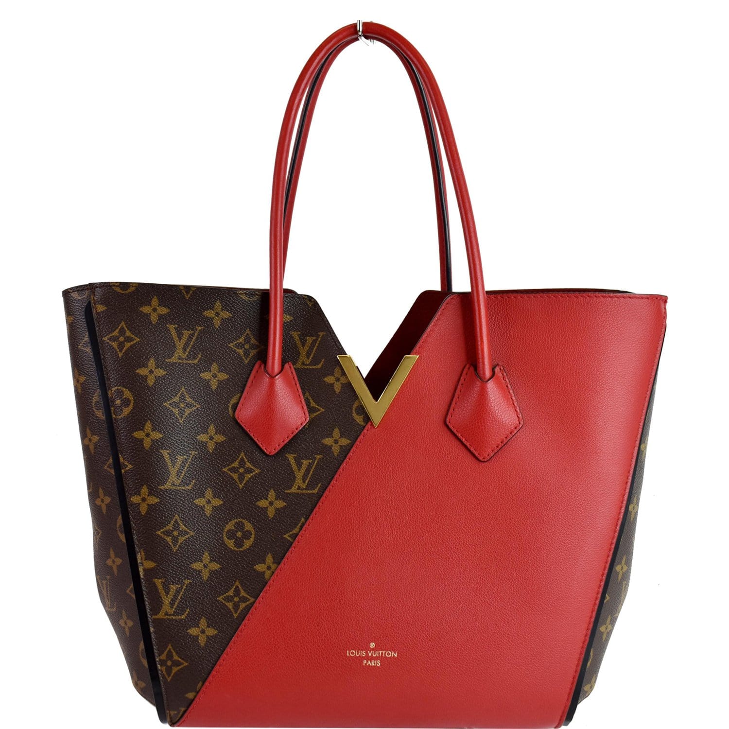 LOUIS VUITTON/Tote Bag/Monogram/Leather/BRW/Cherry Cerise – 2nd